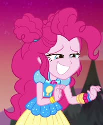 Size: 640x780 | Tagged: safe, screencap, pinkie pie, equestria girls, equestria girls specials, g4, my little pony equestria girls: better together, my little pony equestria girls: sunset's backstage pass, cropped, female