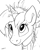 Size: 1234x1549 | Tagged: safe, artist:tsitra360, oc, oc only, oc:altus bastion, oc:der, griffon, pony, unicorn, clothes, looking up, micro, monochrome, ponytail, scarf, sketch