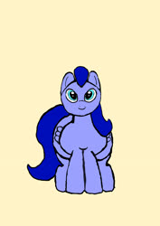 Size: 2480x3507 | Tagged: safe, artist:midnight_mare, oc, oc:midnight mare, pegasus, pony, female, high res, looking at you, male, mare, pegasus oc, simple background, small head, stallion