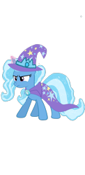 Size: 1080x2220 | Tagged: safe, artist:angelabunny666, trixie, pony, g4, alternate universe, female, simple background, solo, transparent background