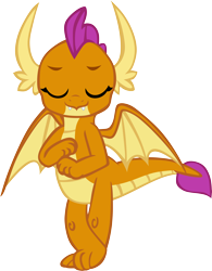 Size: 5766x7394 | Tagged: safe, artist:memnoch, smolder, dragon, g4, dragoness, female, show accurate, simple background, solo, transparent background, vector