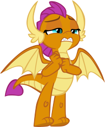 Size: 5359x6513 | Tagged: safe, artist:memnoch, smolder, dragon, g4, the ending of the end, cute, female, show accurate, simple background, smolderbetes, solo, transparent background, vector