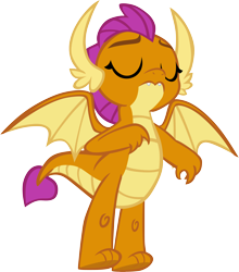 Size: 5210x5913 | Tagged: safe, artist:memnoch, smolder, dragon, g4, the ending of the end, cute, dragoness, female, show accurate, simple background, smolderbetes, solo, transparent background, vector