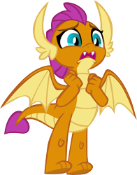 Size: 5338x6795 | Tagged: safe, artist:memnoch, smolder, dragon, g4, the ending of the end, cute, dragoness, female, show accurate, simple background, smolderbetes, solo, transparent background, vector