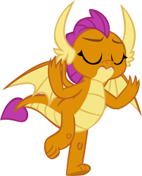 Size: 5324x6589 | Tagged: safe, artist:memnoch, smolder, dragon, g4, the ending of the end, cute, dragoness, female, show accurate, simple background, smolderbetes, solo, transparent background, vector
