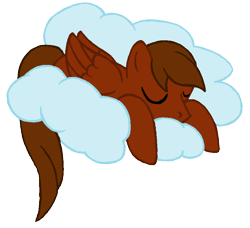 Size: 874x797 | Tagged: safe, artist:chili19, oc, oc only, pegasus, pony, cloud, male, on a cloud, pegasus oc, simple background, sleeping, solo, stallion, transparent background, wings