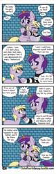Size: 1280x3949 | Tagged: safe, artist:outofworkderpy, dinky hooves, oc, oc:rising star, pony, unicorn, g4, brony, clothes, comic, comic strip, family matters, female, filly, foal, horn, horn ring, magic suppression, male, mare, out of work derpy, outofworkderpy, prison outfit, prison stripes, stallion