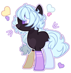 Size: 1792x1848 | Tagged: safe, artist:chococolte, oc, oc only, earth pony, pony, clothes, female, mare, simple background, socks, solo, transparent background