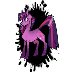 Size: 1769x1769 | Tagged: safe, artist:finchina, earth pony, pony, coat markings, cutie mark, dappled, earth pony twilight, eye glint, eyeshadow, female, g5 concept leak style, g5 concept leaks, makeup, mare, simple background, solo, transparent background, twilight sparkle (g5 concept leak)