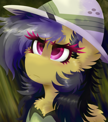 Size: 1500x1700 | Tagged: safe, artist:vanillaswirl6, daring do, pegasus, pony, g4, bust, clothes, female, fluffy, portrait, solo