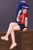 Size: 1300x2000 | Tagged: safe, alternate version, artist:focusb, sci-twi, twilight sparkle, human, equestria girls, g4, barefoot, breasts, busty twilight sparkle, clothes, crossed legs, cute, desk, feet, female, glasses, human coloration, humanized, legs, looking at you, miniskirt, nail polish, necktie, ponytail, sexy, shirt, sitting, skirt, solo, thighs, twiabetes, watch, wristwatch