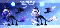 Size: 5833x2802 | Tagged: safe, artist:sugaryicecreammlp, princess luna, pony, g4, alternate design, female, solo, unshorn fetlocks