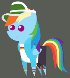 Size: 5736x6336 | Tagged: safe, artist:egor418, rainbow dash, pegasus, pony, equestria girls, equestria girls series, g4, spoiler:eqg series (season 2), clothes, cute, dashabetes, equestria girls outfit, equestria girls ponified, female, human pony dash, jacket, lineless, mare, music festival outfit, no eyes, pointy ponies, ponified, shorts, simple background, solo