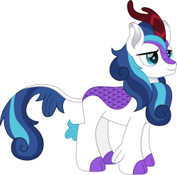 Size: 1500x1480 | Tagged: safe, artist:cloudy glow, shining armor, kirin, g4, cute, kirin shining armor, kirin-ified, leonine tail, male, shining adorable, simple background, smiling, solo, species swap, stallion, standing, transparent background