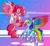 Size: 750x692 | Tagged: artist needed, source needed, safe, pinkie pie, rainbow dash, pegasus, pony, g4, colored wings, duo, female, g5 concept leak style, g5 concept leaks, hooves, mare, multicolored wings, pegasus pinkie pie, pinkie pie (g5 concept leak), race swap, rainbow dash (g5 concept leak), rainbow wings, redesign, wings