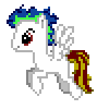 Size: 100x100 | Tagged: safe, artist:theironheart, oc, oc only, pegasus, pony, animated, base used, flying, gif, male, pegasus oc, pixel art, simple background, solo, stallion, transparent background, wings