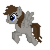Size: 100x100 | Tagged: safe, artist:theironheart, oc, oc only, pegasus, pony, animated, base used, female, flying, gif, mare, pegasus oc, pixel art, simple background, smiling, solo, transparent background, wings