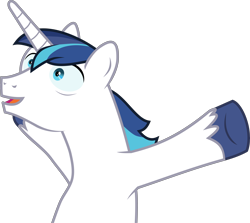 Size: 6346x5663 | Tagged: safe, artist:uigsyvigvusy, shining armor, pony, unicorn, g4, absurd resolution, hooves in air, hooves up, male, open mouth, simple background, stallion, transparent background, vector
