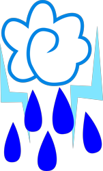 Size: 4000x6606 | Tagged: safe, artist:melisareb, oc, oc only, oc:storm lightning, absurd resolution, barely pony related, cloud, cutie mark, cutie mark only, inkscape, lightning, no pony, rain, simple background, transparent background, vector
