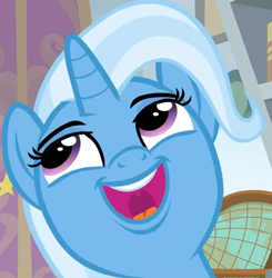 Size: 564x576 | Tagged: safe, screencap, trixie, a horse shoe-in, g4, cropped