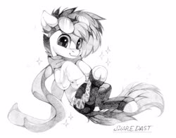 Size: 3906x3078 | Tagged: safe, artist:share dast, oc, oc only, earth pony, pony, clothes, commission, commissioner:gryphxander, high res, scarf, solo