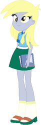 Size: 167x509 | Tagged: safe, artist:jamessentry, derpy hooves, equestria girls, g4, solo