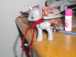 Size: 4288x3216 | Tagged: safe, artist:chili19, oc, oc only, alicorn, pony, alicorn oc, customized toy, glue, horn, irl, male, photo, solo, stallion, toy