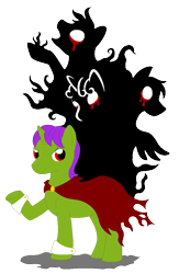 Size: 693x1064 | Tagged: safe, artist:chili19, oc, oc only, pony, shadow pony, unicorn, cape, clothes, cuffs (clothes), horn, male, simple background, stallion, transparent background, unicorn oc