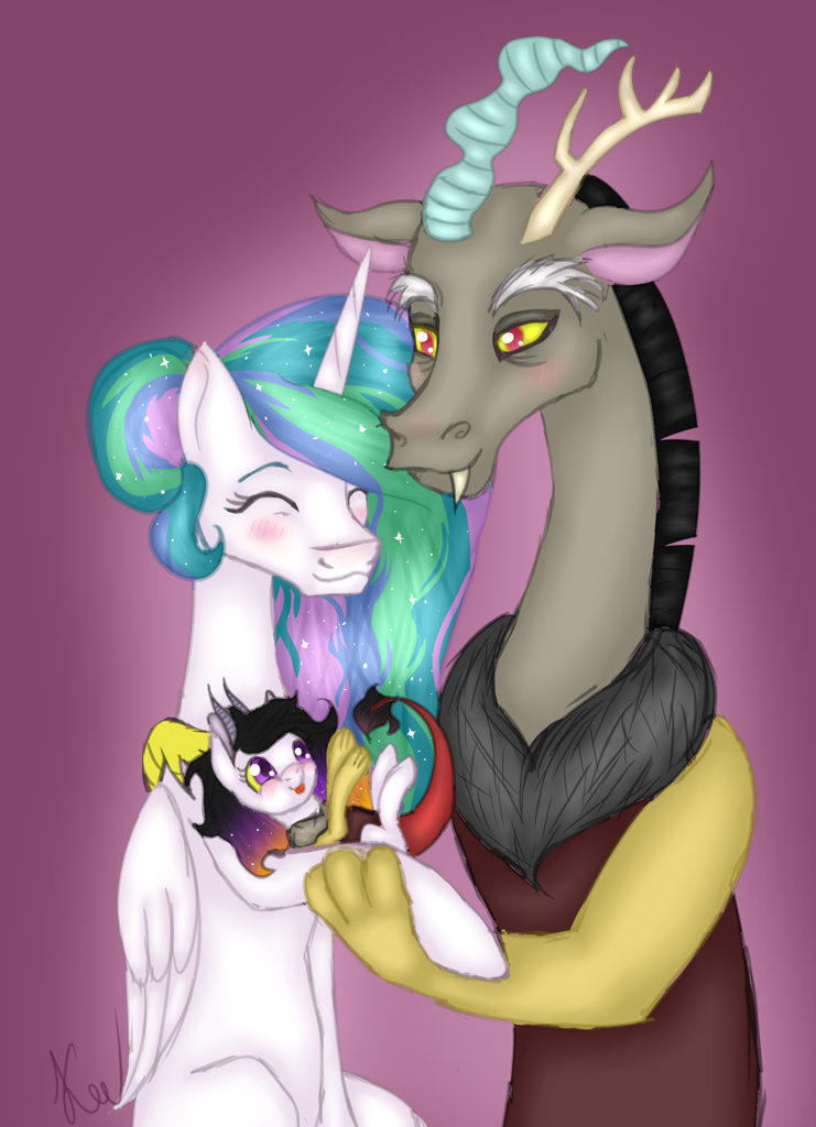 Discord X Princess Celestia shipping. 