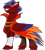 Size: 725x798 | Tagged: safe, artist:mythpony, oc, oc only, oc:solar flare, pegasus, pony, clothes, cosplay, costume, kamina, kamina sunglasses, male, simple background, solo, stallion, sunglasses, tengen toppa gurren lagann, transparent background