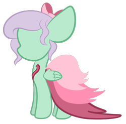 Size: 1462x1447 | Tagged: safe, artist:sugarcloud12, oc, oc only, oc:emerald rose, pegasus, pony, clothes, dress, female, mannequin, mare, simple background, solo, transparent background