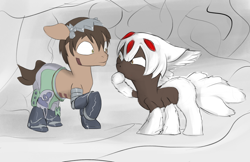 Size: 1972x1274 | Tagged: safe, artist:foal, pony, faputa, made in abyss, ponified, reg (made in abyss)