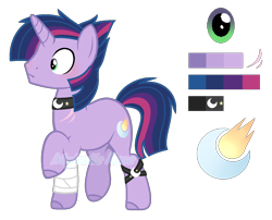 Size: 1392x1124 | Tagged: safe, artist:pink-soul27, oc, oc only, oc:frizzle moonlight, pony, unicorn, base used, choker, male, offspring, parent:soarin', parent:twilight sparkle, parents:soarlight, reference sheet, simple background, solo, stallion, transparent background
