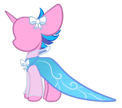 Size: 1654x1459 | Tagged: safe, artist:sugarcloud12, oc, oc only, pony, unicorn, clothes, dress, female, gala dress, mannequin, mare, simple background, solo, transparent background