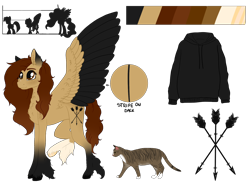 Size: 2000x1500 | Tagged: safe, artist:clarissa0210, oc, oc only, oc:clarissa, cat, pegasus, pony, female, mare, reference sheet, simple background, solo, transparent background, two toned wings, wings