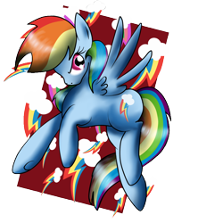 Size: 800x900 | Tagged: safe, artist:bluesketcher, rainbow dash, pegasus, pony, g4, badass, female, mare, simple background, solo, spread wings, transparent background, wings