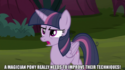Size: 1280x720 | Tagged: safe, edit, edited screencap, screencap, mean twilight sparkle, twilight sparkle, alicorn, pony, g4, the mean 6, caption, clone, female, image macro, meme, text, twilight sparkle (alicorn)