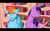 Size: 3129x1916 | Tagged: safe, artist:shaslan, rainbow dash, twilight sparkle, alicorn, pegasus, pony, g4, book, bookshelf, duo, female, folded wings, golden oaks library, horn, mare, obtrusive watermark, twilight sparkle (alicorn), watermark, wings