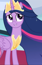 Size: 610x940 | Tagged: safe, screencap, twilight sparkle, alicorn, pony, g4, the last problem, cropped, crown, cute, ethereal mane, female, jewelry, older, older twilight, older twilight sparkle (alicorn), princess twilight 2.0, regalia, solo, twiabetes, twilight sparkle (alicorn)