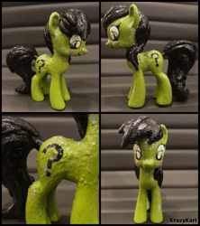 Size: 2900x3264 | Tagged: safe, oc, oc only, oc:filly anon, earth pony, pony, customized toy, cutie mark, female, figure, filly, funko, high res, irl, photo, solo, toy