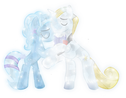 Size: 1013x789 | Tagged: dead source, safe, artist:php178, prince blueblood, trixie, crystal pony, pony, g4, bipedal, crystalline, crystallized, dancing, female, male, ship:bluetrix, shipping, simple background, straight, transparent background, vector