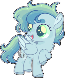 Size: 1928x2292 | Tagged: safe, artist:kurosawakuro, oc, oc only, pony, base used, female, filly, magical gay spawn, offspring, parent:sky stinger, parent:soarin', simple background, solo, transparent background