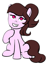 Size: 876x1188 | Tagged: safe, artist:5, derpibooru exclusive, oc, oc only, oc:shaelynn, earth pony, pony, 2020 community collab, derpibooru community collaboration, female, simple background, solo, transparent background