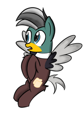 Size: 1000x1500 | Tagged: safe, artist:memely, oc, oc only, oc:duk, bird, duck pony, 2020 community collab, derpibooru community collaboration, female, simple background, solo, transparent background