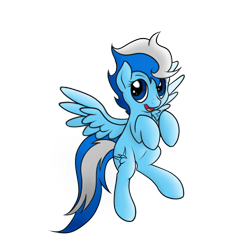 Size: 720x720 | Tagged: safe, artist:ethaes, oc, oc only, oc:flying fish, pegasus, pony, pegasus oc, simple background, solo, transparent background