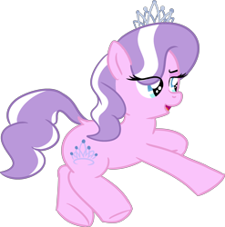 Size: 2548x2578 | Tagged: safe, alternate version, artist:poniidesu, diamond tiara, earth pony, pony, g4, dock, female, filly, high res, simple background, solo, transparent background