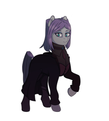 Size: 974x1080 | Tagged: safe, artist:tanatos, maud pie, earth pony, pony, g4, anime, clothes, cosplay, costume, ergo proxy, female, green eyes, mare, ponified, re-l mayer, simple background, solo, transparent background