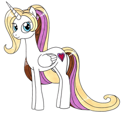 Size: 2558x2375 | Tagged: safe, artist:killerteddybear94, edit, oc, oc only, oc:merry heart, alicorn, pony, 2020 community collab, derpibooru community collaboration, alicorn oc, cute, high res, horn, looking at you, simple background, solo, transparent background