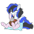 Size: 1500x1500 | Tagged: safe, artist:crimmharmony, oc, oc only, oc:black ice, pegasus, pony, blushing, cake, clothes, cute, eyes closed, female, food, heart, mare, pillow, simple background, sitting, socks, solo, strawberry, striped socks, tongue out, transparent background