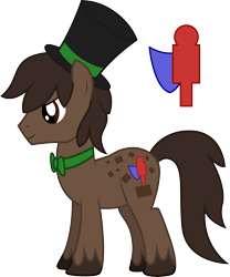 Size: 5000x5999 | Tagged: safe, artist:northernthestar, oc, oc only, earth pony, pony, absurd resolution, hat, male, simple background, solo, stallion, top hat, transparent background